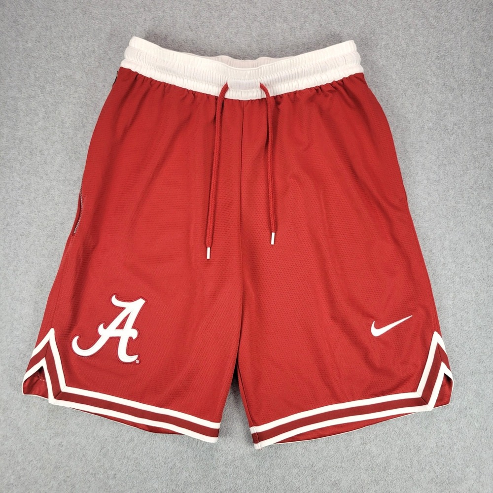 Nike Alabama Crimson Tide Basketball Shorts Mens Small Red Dri-FIT Mesh